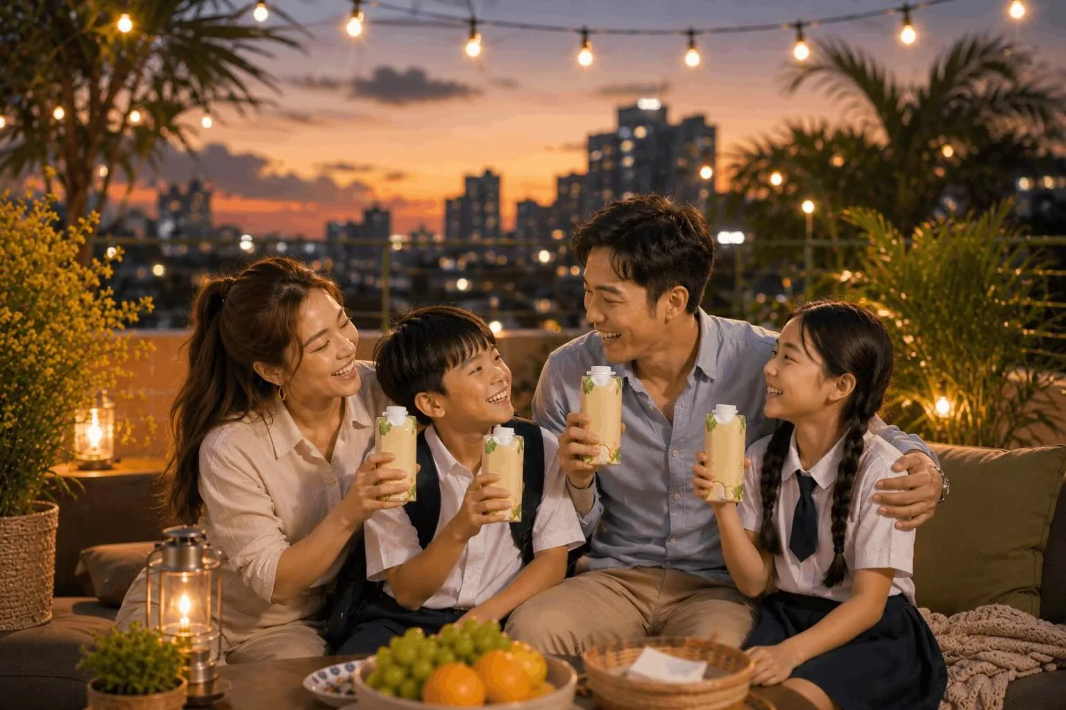 Gia đình chia sẻ khoảnh khắc tươi vui cùng Cocoxim